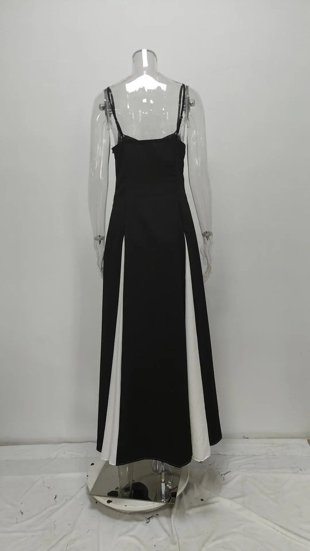 Summer U-neck Casual Female Vintage Elegant Spaghetti Strap Dress Women Elegant Solid Sleeveless A-line Midi Women's Dresses