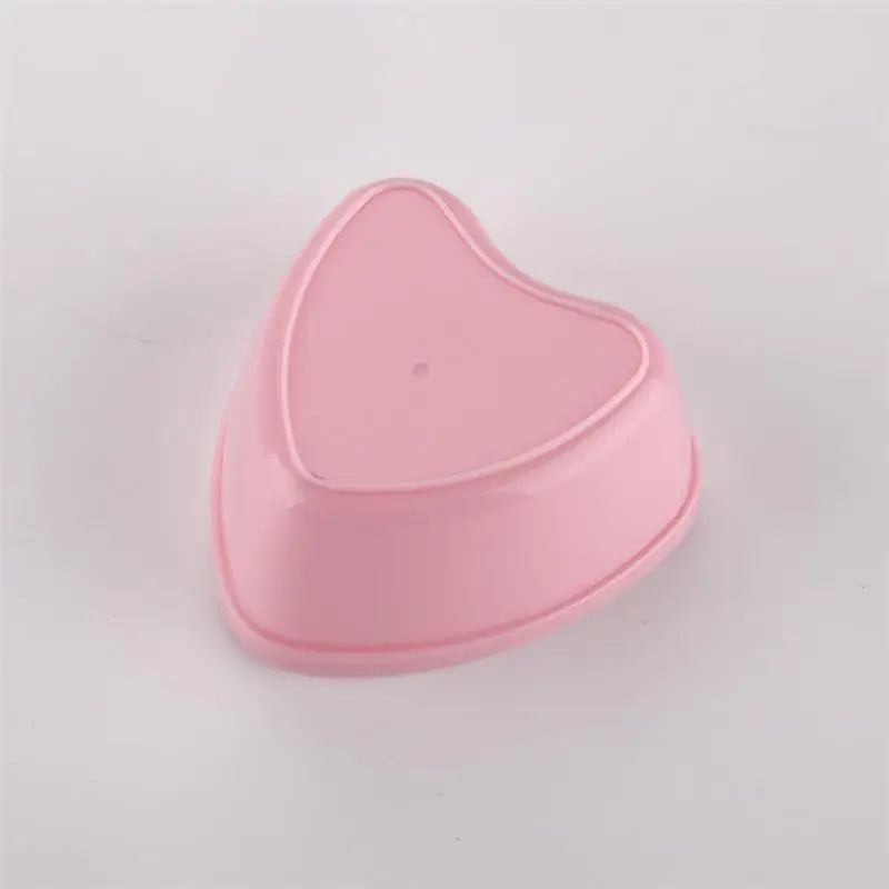 3/6 Sets Heart-Shaped Facial Mask Mixing Bowls with Scraper - Plastic DIY Skin Care Tools for Family And Salon Use