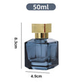 50ML Perfume Refill Bottle Luxury Moisturising Spray Glass Travel Pump Portable Empty Cosmetic Sub-Bottling
