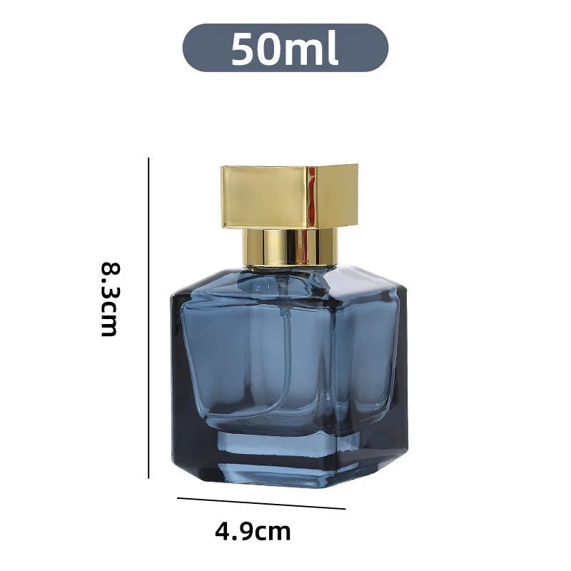 50ML Perfume Refill Bottle Luxury Moisturising Spray Glass Travel Pump Portable Empty Cosmetic Sub-Bottling