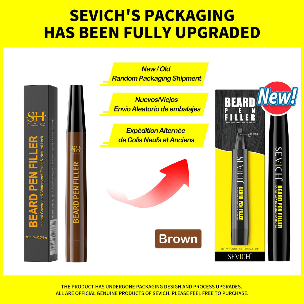 Beard Pen Filler Men Waterproof Moustache Coloring Pen Beard Coloring Filling Enhancer Black Fiber Hair Beard Stuffing Pen Tool