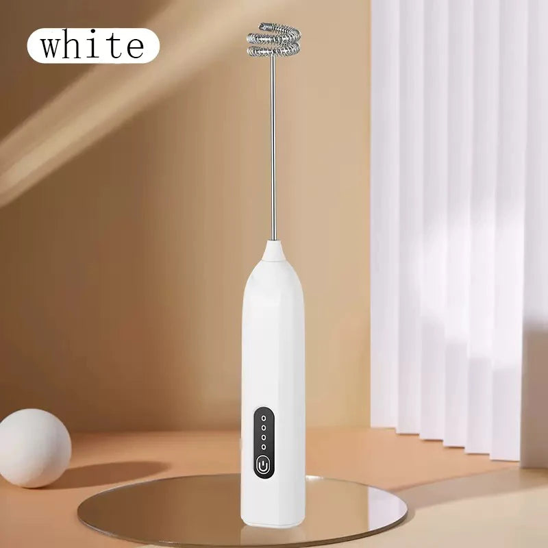 good Electric Milk Frother Handheld Egg Beater Foamer Coffee Maker Electric Blender Mixer Mini Portable Blender Kitchen Tool