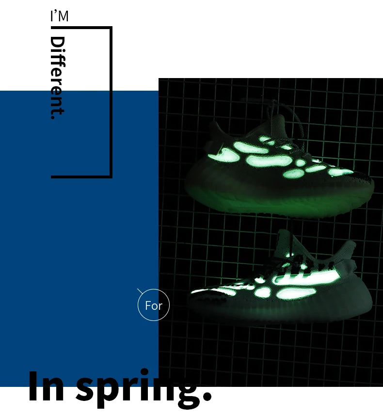 New Autumn-style Boyfriend Mesh Shoes, Breathable Casual Sports Shoes, Popcorn Sole Lightweight Running Shoes