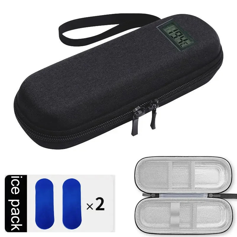 Portable Waterproof Diabetic Insulin Cooling Bag Carry-on Protector Pill Refrigerated Ice Pack Drug Freezer for Diabetes Medicla