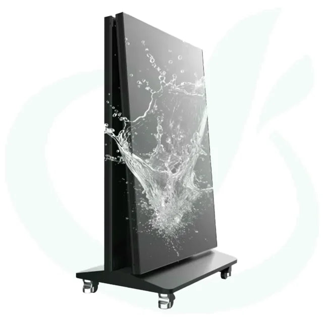GOB P2 Foldable LED Poster Portable Digital Signage Indoor Mall Advertising Banner Screen