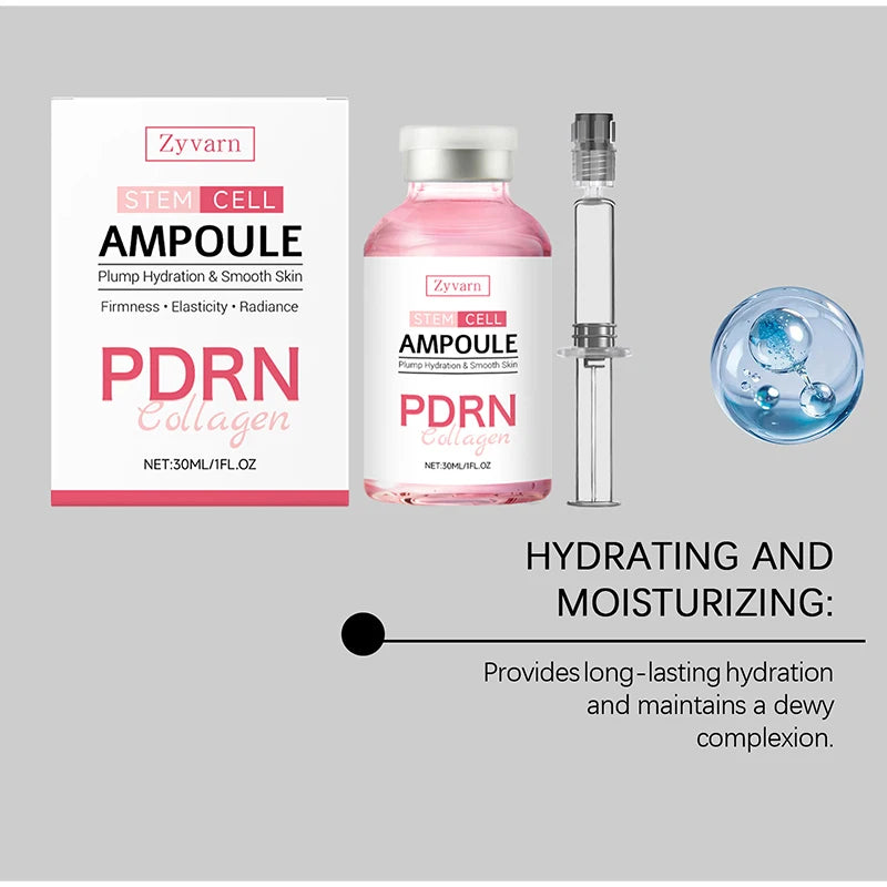 PDRN Salmon DNA Serum Ampoule Repair Renew Skin Brighten Tone Facial Essence Hydrating Nourishing Firming Skin Care Treatment