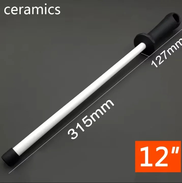 Diamond Sharpening Rod Tungsten Steel Carbon Steel  Kitchen Gadgets Slaughterhouse Butcher Ceramic Household Knife Sharpener