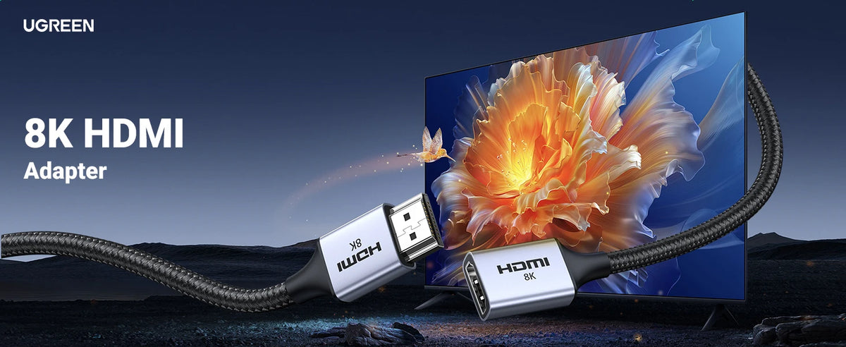 UGREEN HDMI-Compatible Extender 8K/60Hz Extension Cable For MacBook Pro 2021 PS5 Xbox Series X TV HD Cable Ultra High Speed Cord