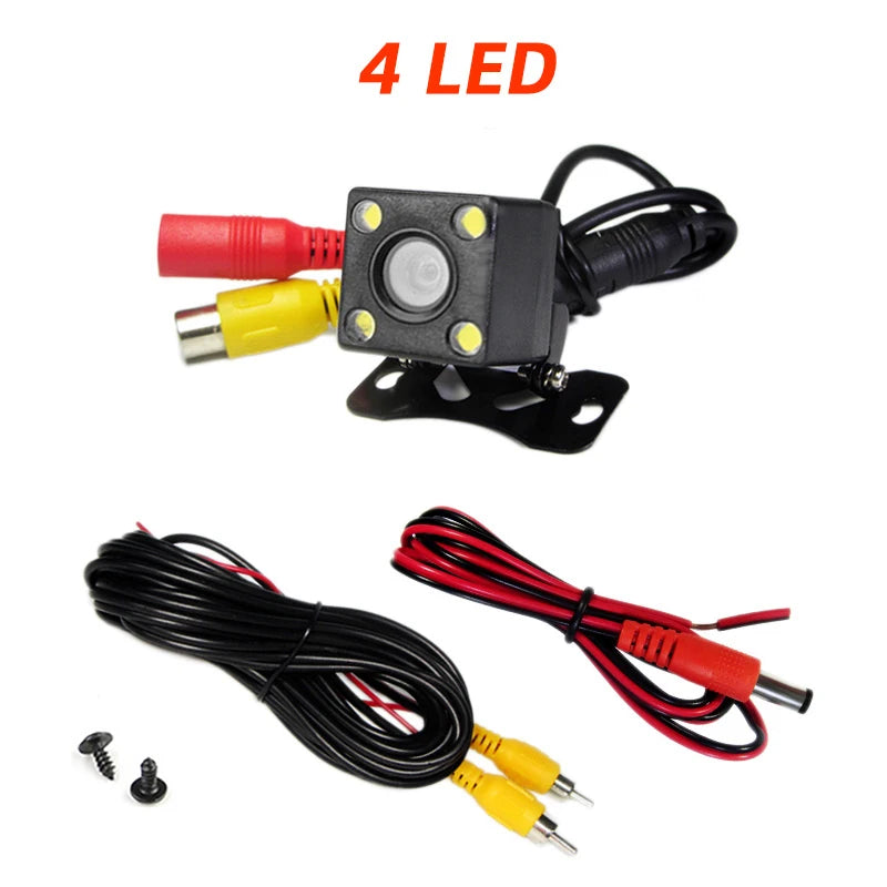 Car Rear View Camera Optional 4/8/12 LED Camera HD Night Vision Support Display to Assist car Parking and Reversing