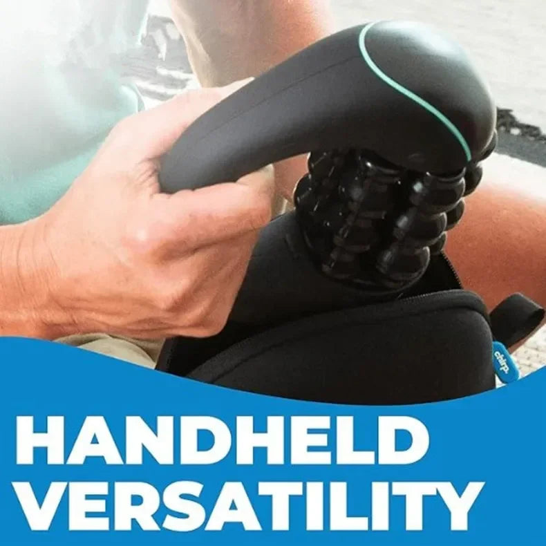 Electric Mini Rolling Massager Multi-grip Ergonomic Handle Whole Body Fatigue Relief Deep Tissue Rechargeable ，Powerful Speed