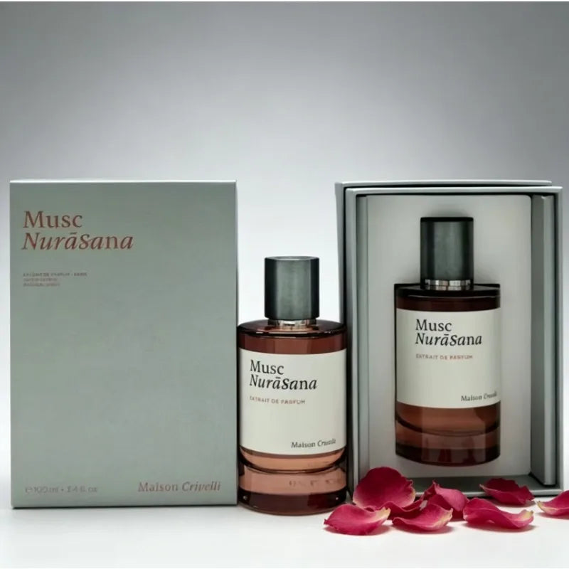 Musc Nurasana Perfume for Men Maison Crivelli Luxury Niche Fragrance Eau De Parfum Long Lasting Musc Scent Luxury Perfume 100ml