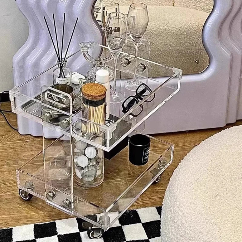 Modern Aesthetic Coffee Tables Acrylic Design Unique Minimalist Coffee Tables Small Flexible Muebles Para El Hogar Accessories