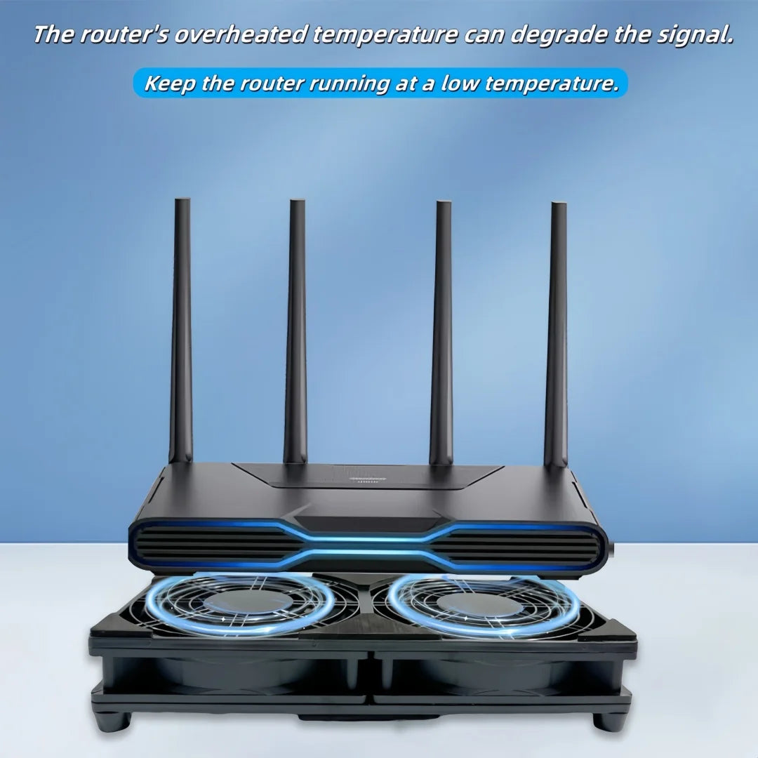 Router Cooling Fan DIY PC Cooler TV Box Wireless Silent Quiet DC 5V USB Power 120mm 240mm Fan 12CM W/Screws Protective Net.
