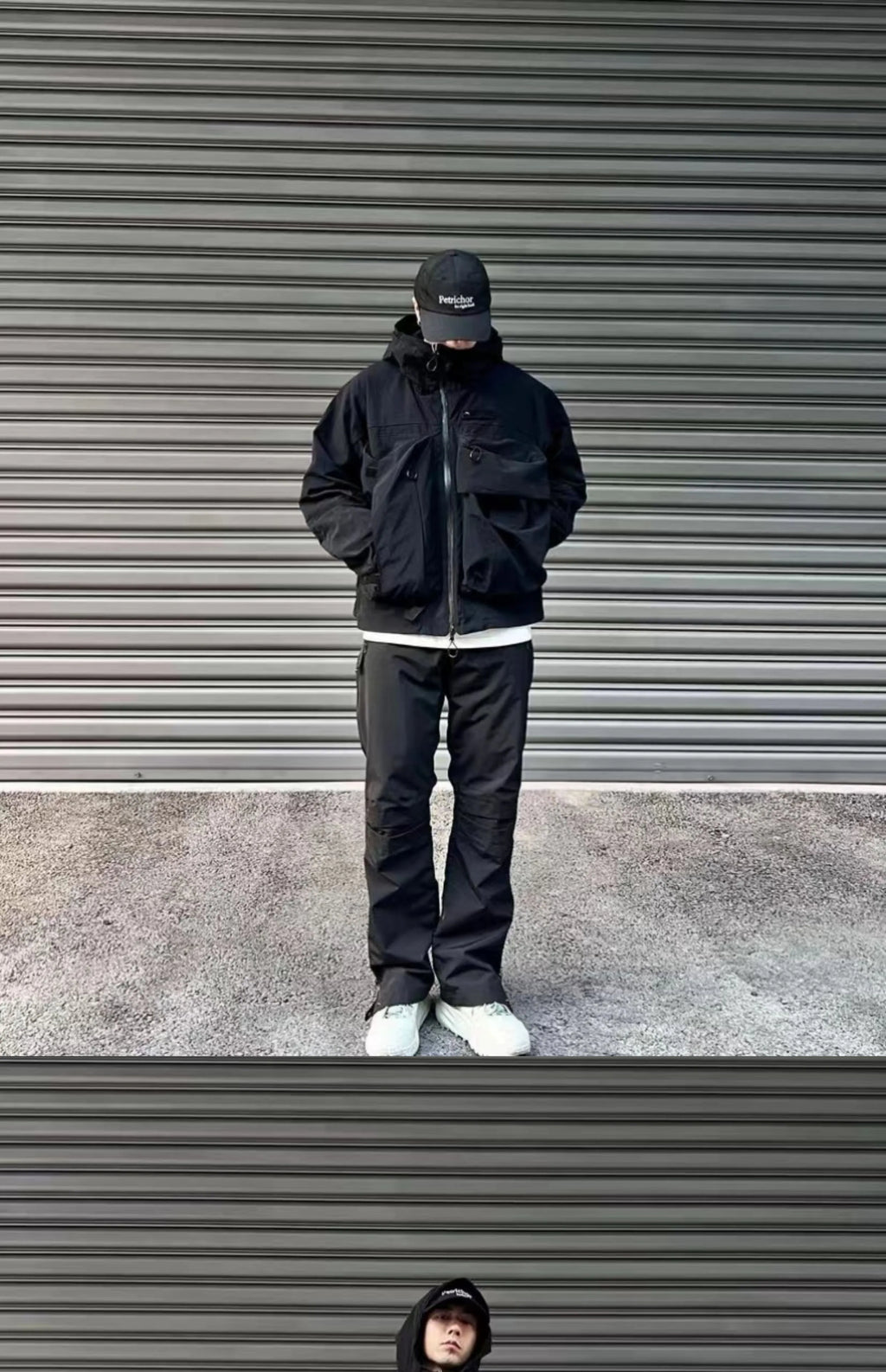 COMFY Japanese CMF Multi Pocket Outdoor Functional Coat Waterproof Men's and Women's Hooded Jacket
