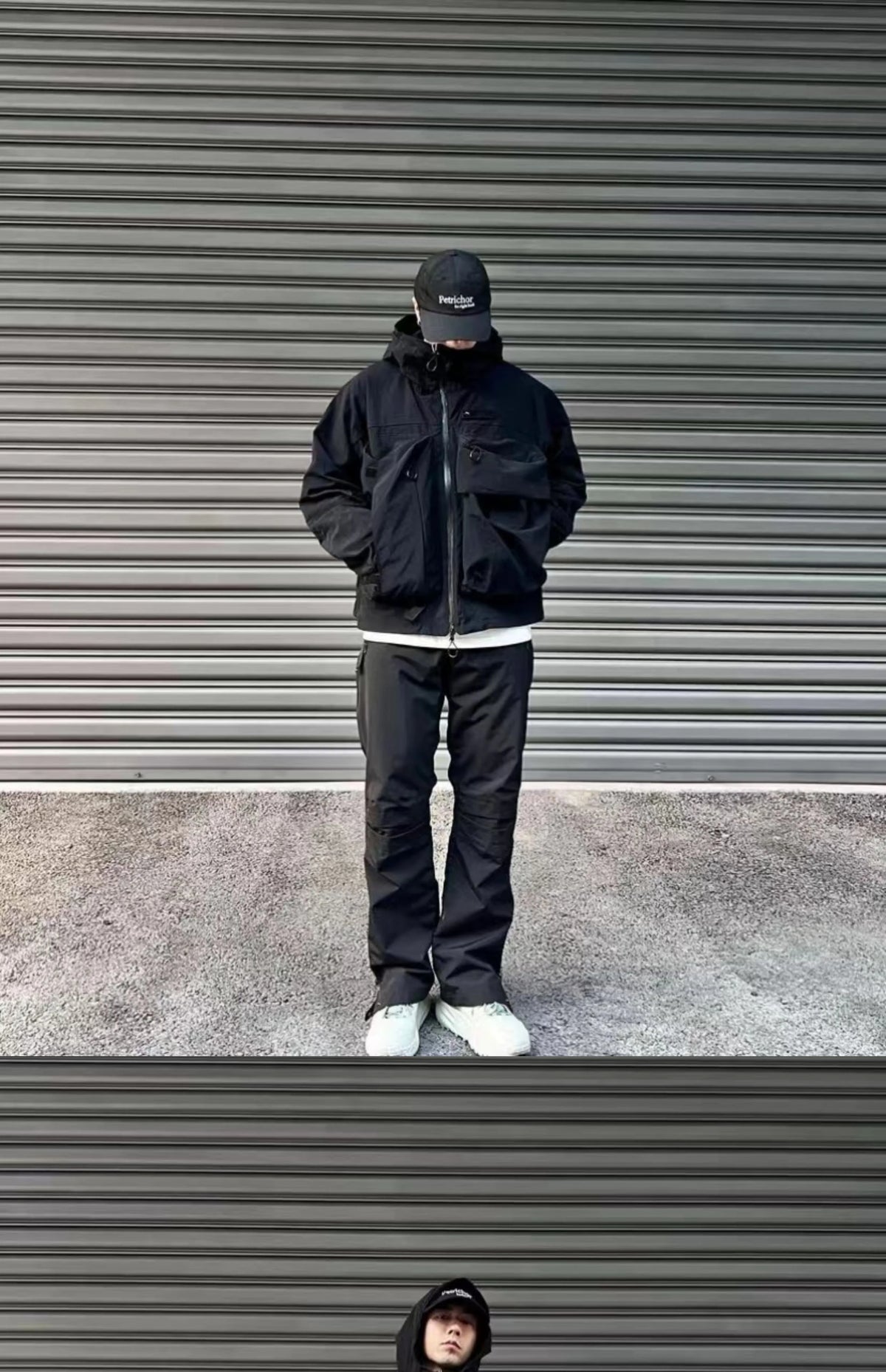 COMFY Japanese CMF Multi Pocket Outdoor Functional Coat Waterproof Men's and Women's Hooded Jacket
