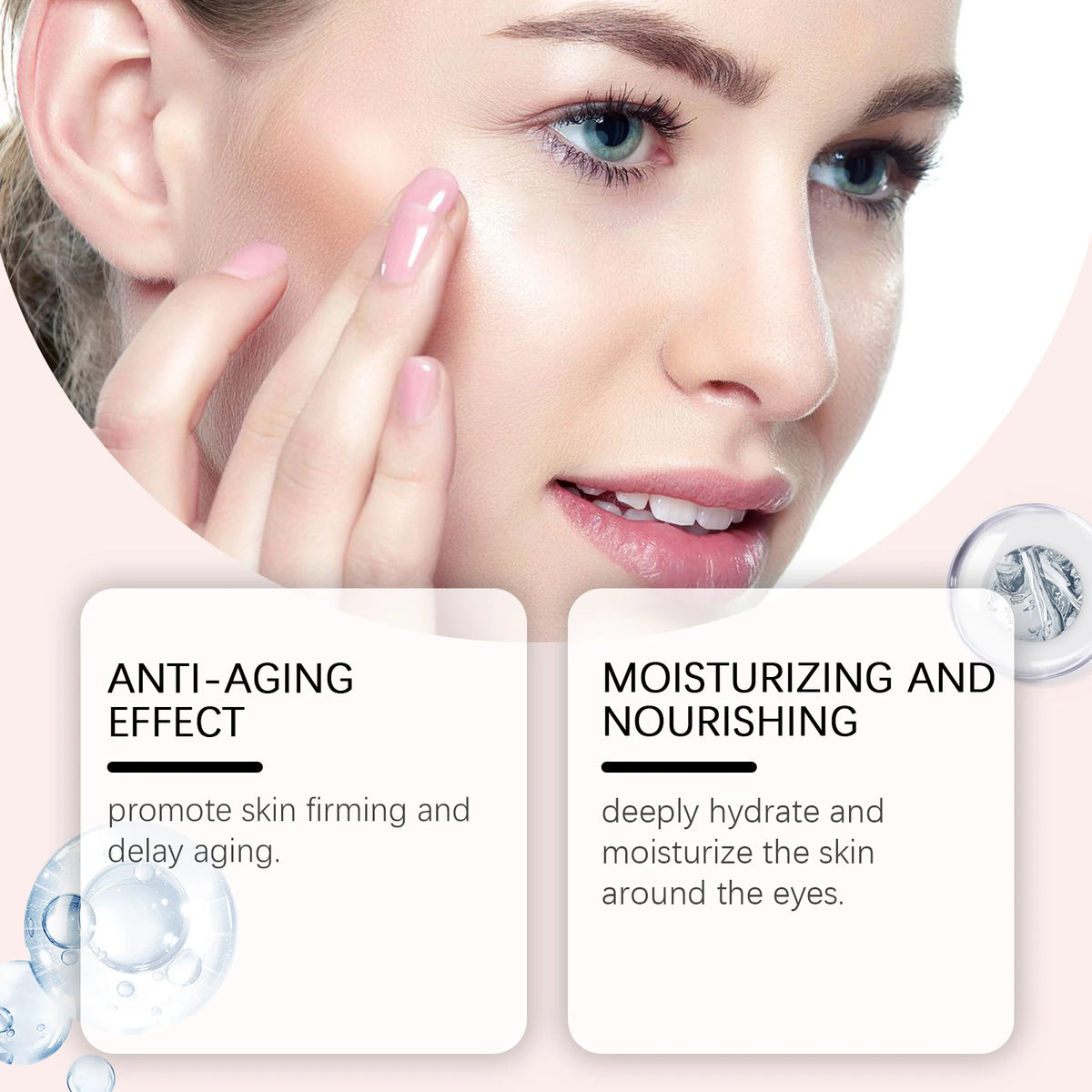 Bee Venom Eyes Cream Massage Under Eyes Dark Circles Remove Reduce Eye Fine Lines Increase Elasticity Moisturizing Eye Skin Care