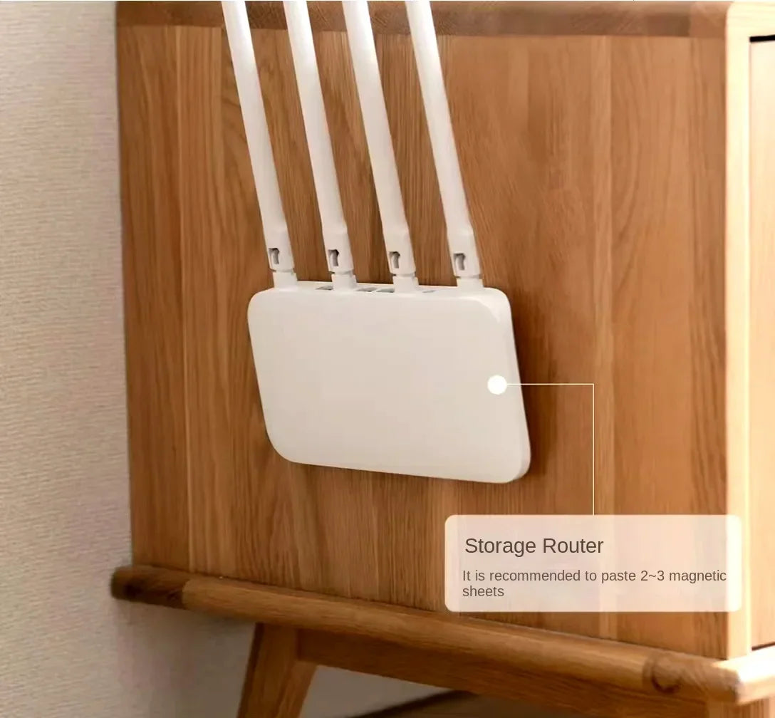 Magnetic Remote Control Holder Wall Mount Adhesive Remote Control Holder Strong Hold Tv Remote Holder for Home Office