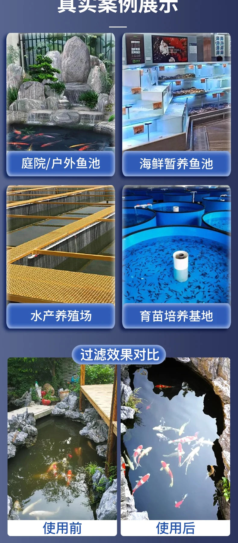 Stainless steel fish pond filter water circulation system silent backwash drum micro filter  A61