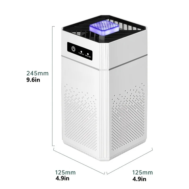 Portable Air Purifier Equipped with H13-Grade True HEPA Filter And Activated Carbon Filter, a Silent USB Air Purifier Capable