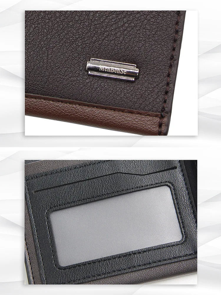 Men Wallets New Short High Quality Coin Pocket Bag Brand Men's Wallet Simple Credit Card Holder Photo Holder Men's Money Clip