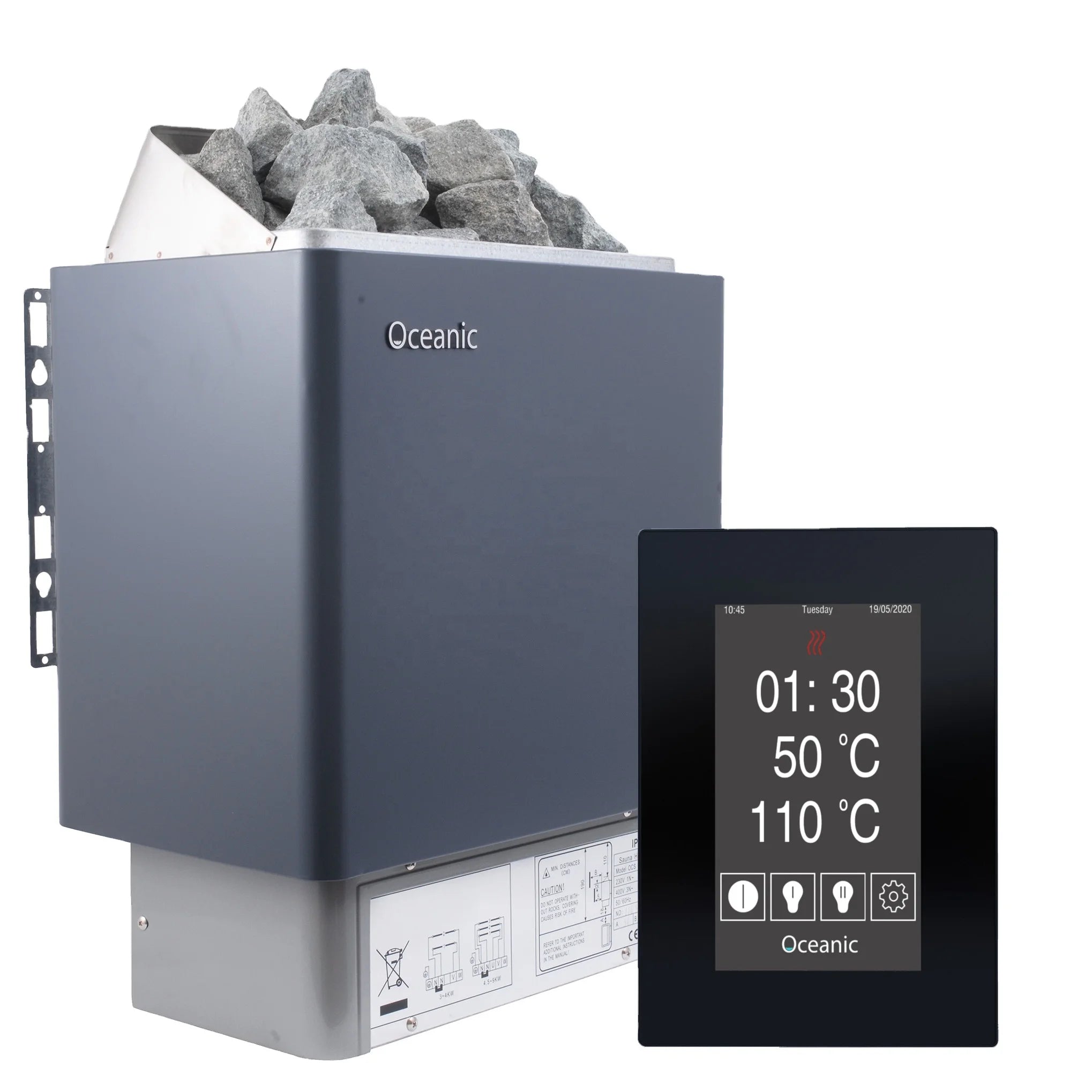 Oceanic  real Touch screen controller high performance  for  steam generator and sauna heater
