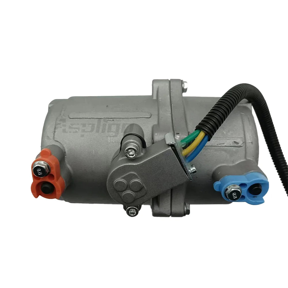 Electric Air Conditioning Compressor Set Air Conditioner Compressor with Control Panel 12V for Car Truck Bus Automotive Boat