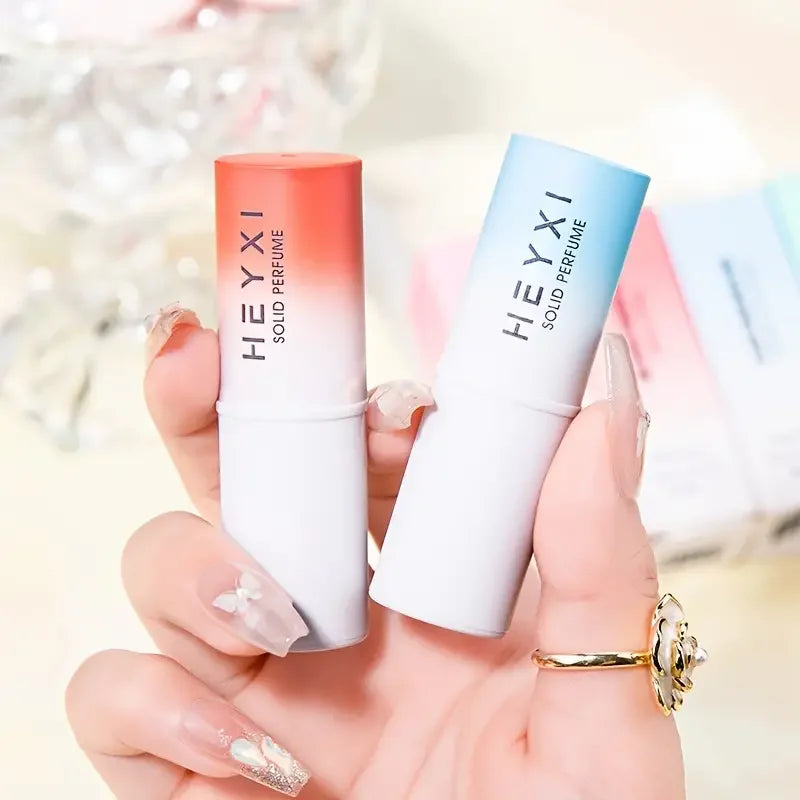 Solid Fragrance Cream, Natural Formula with Long-Lasting Light Fragrance, Mild and Non Irritating/With Plant Squalane