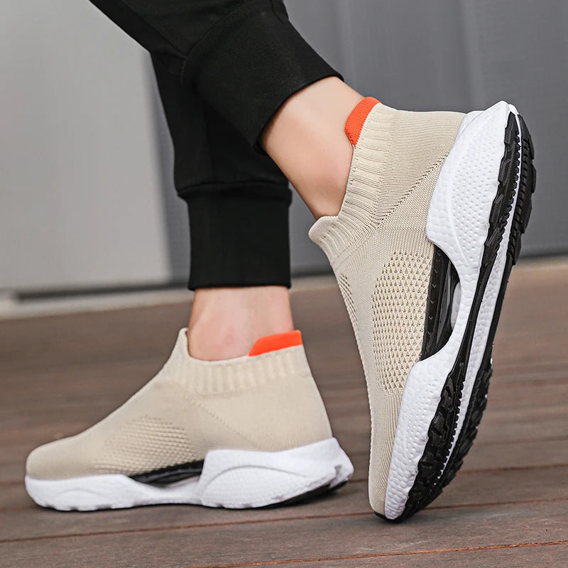 Men's Casual Running Shoes, Male Tennis Sneakers, Luxury Trainer, Race Breathable Shoes, Fashion Loafers