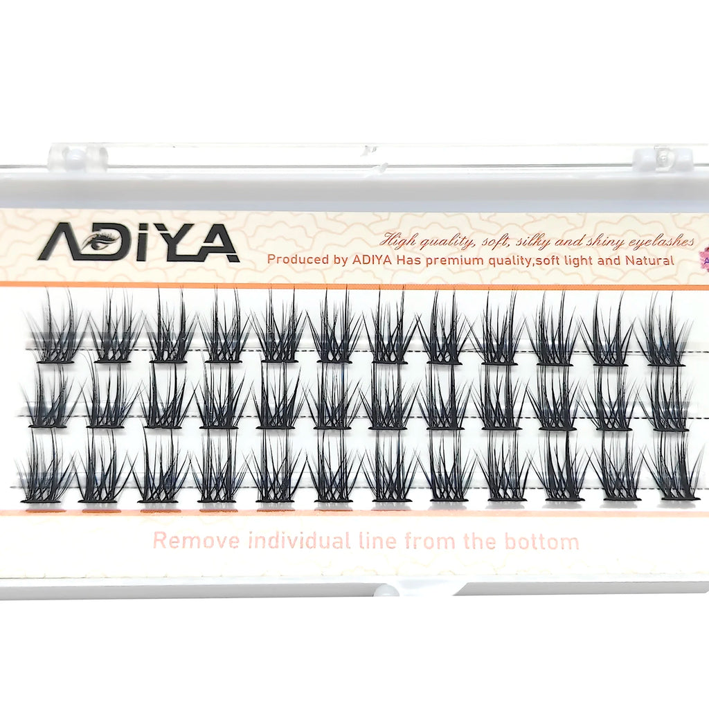 DIY Cluster Lashes for Personal Makeup Wide Stem C D DD Curl Eyelash Extension Segmented False Eyelashes Individual Natural Lash