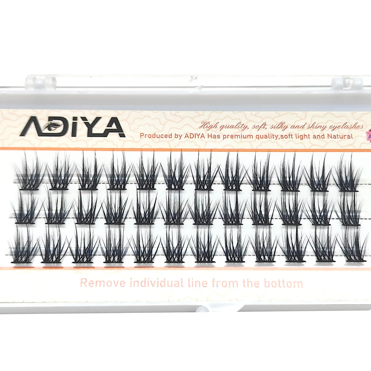 DIY Cluster Lashes for Personal Makeup Wide Stem C D DD Curl Eyelash Extension Segmented False Eyelashes Individual Natural Lash