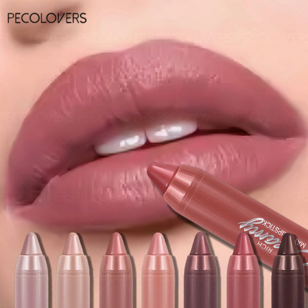1PC Smooth Lip Glaze,Waterproof, Moisturizing Matte Lipstick Pen,Perfect for Party & Stage Makeup