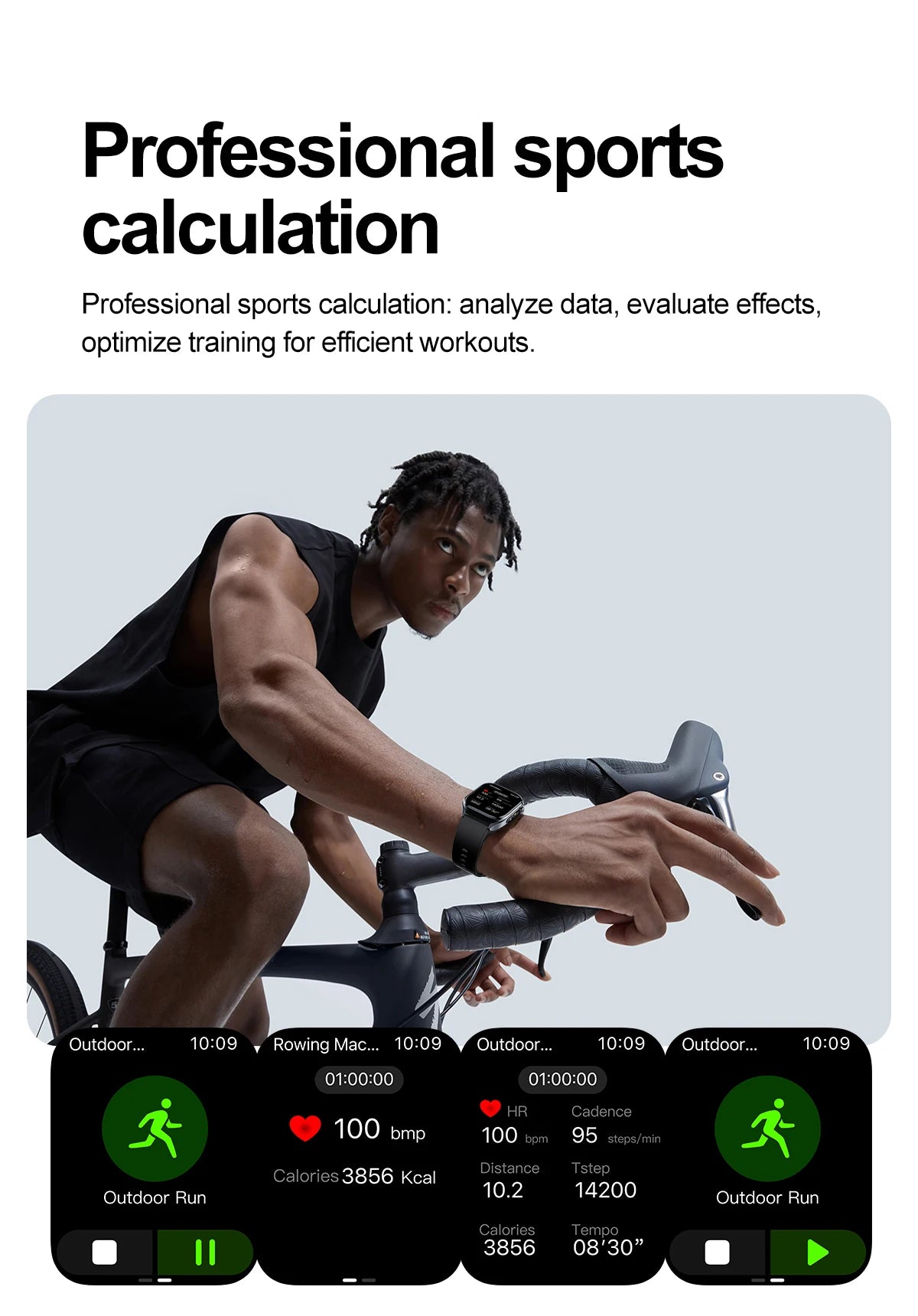 2026 New AI-Diagnosis Care Smartwatch Accurate ECG Uric Acid Lipids Blood Pressure Body Fat IP68 Waterproof Fitness Smartwatch