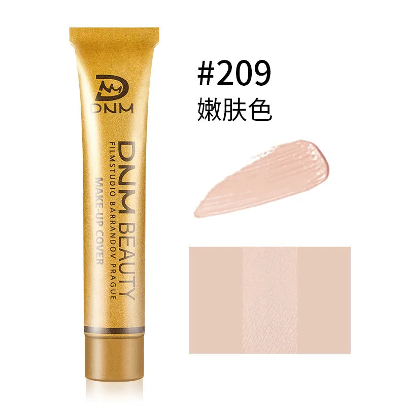 DNM High Quality Covering Concealer Makeup Moisturizing Face Concealer Foundation Waterproof Lasting Concealer Covering Cream