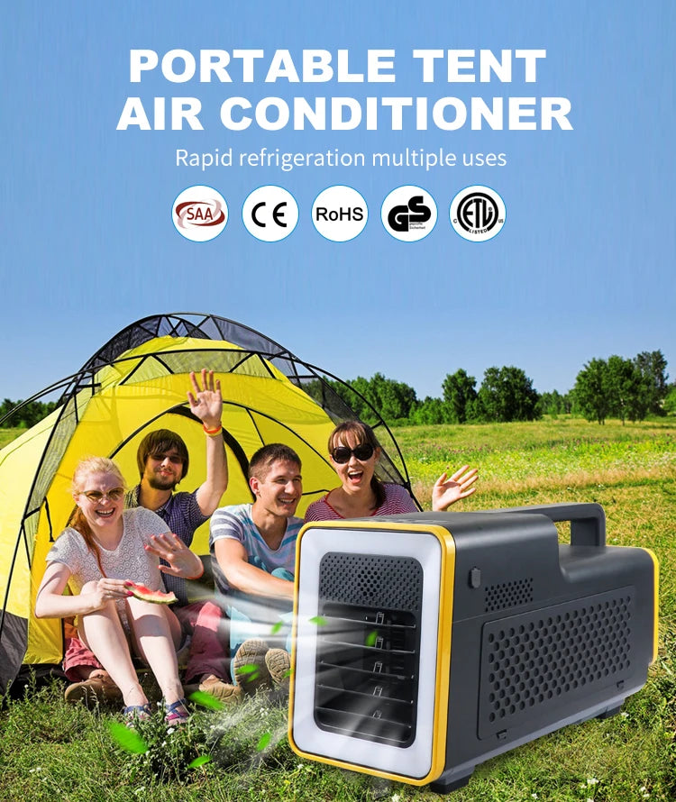 1500btu pet house and tent using portable mini air conditioner 12Volt 24Volt DC truck free installation air conditioning