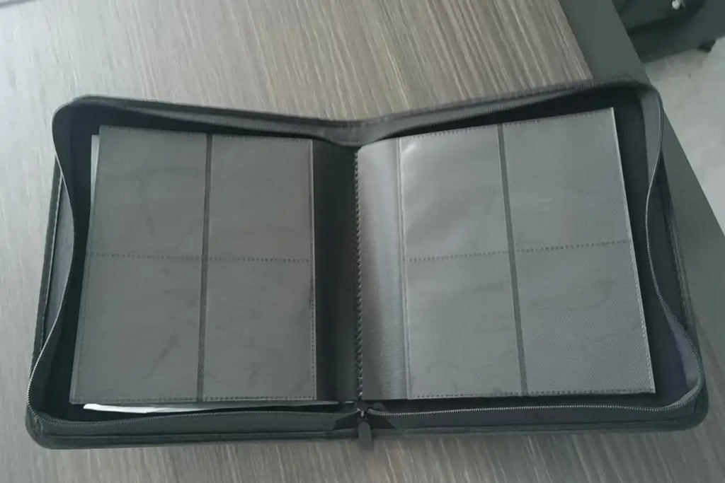 Homefish 4‑Pocket Toploader Binder Album, Holds 160 Cards, Card Binder For Trading Sports Cards, Fit 3 x 4 Inch Toploaders