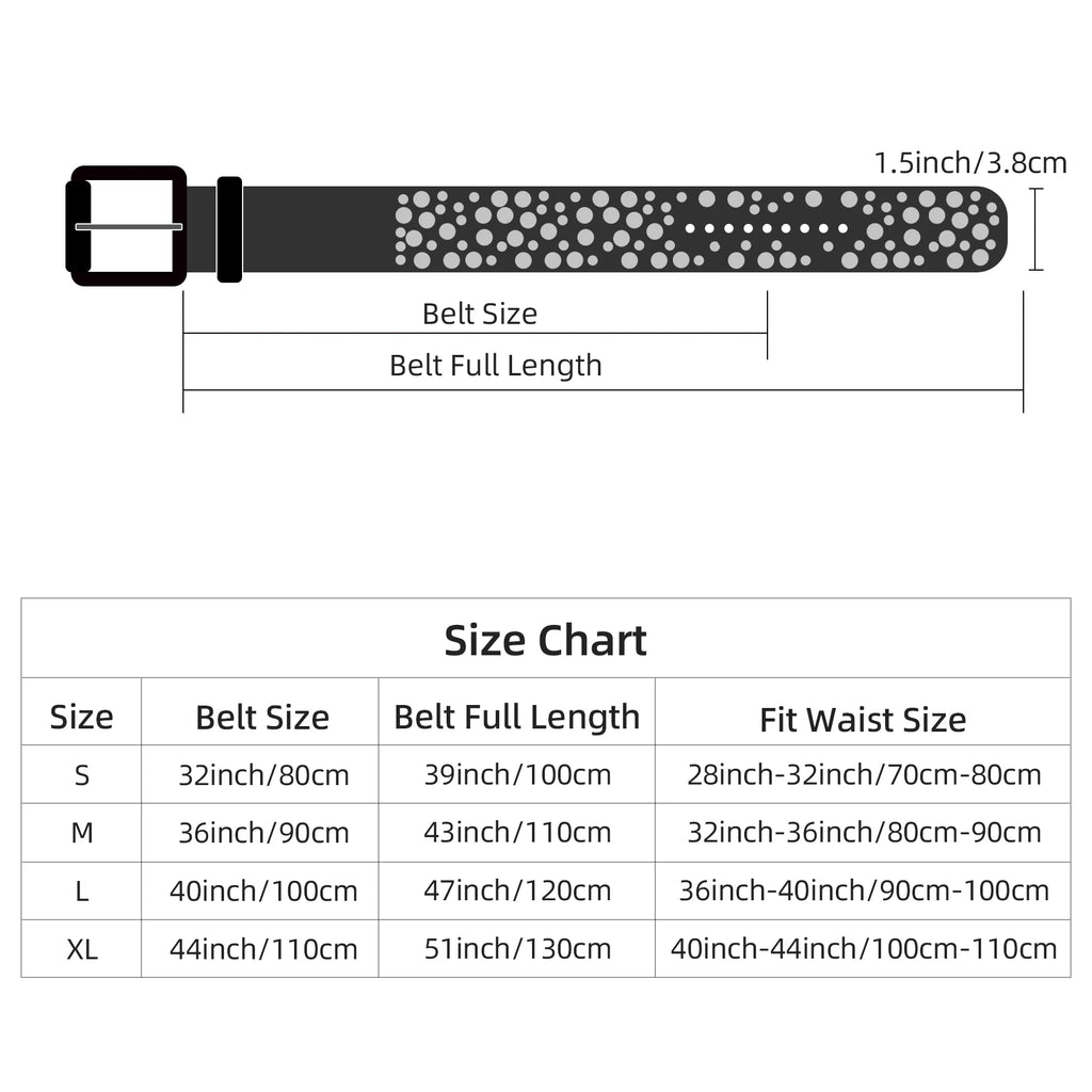 Rivet Punk Belt for Men and Women, Western Studded Belt for Jeans Pants, Faux Leather Cowgirl Cowboy Y2K Belt