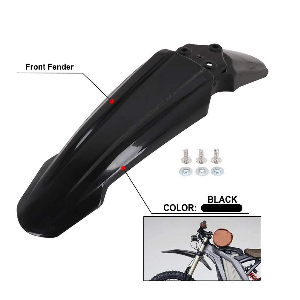 Front Rear Wheel Mudguards Fender For Sur-Ron Sur Ron Surron X S Light Bee Off-Road Electric Vehicle Cross-country Bike