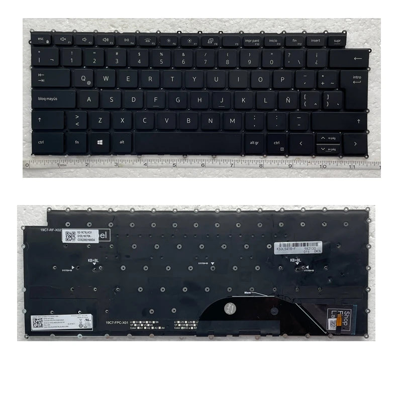 LA/US/RU laptop Keyboard FOR Dell XPS 15 9500 9510/XPS 17 9700 9710/Precision 5750 5550 5760 5560 With Backlit
