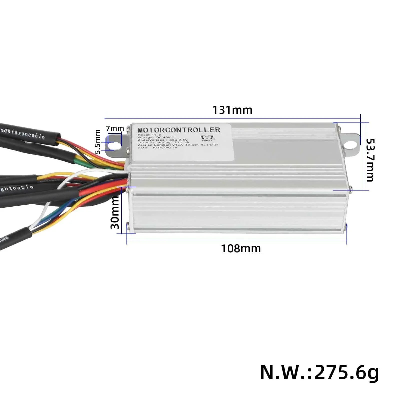 48V Electric Scooter Controller Reliable Performance Dual Drive Model Xbot-T4-B Main Control Module for E-scooter Accessories