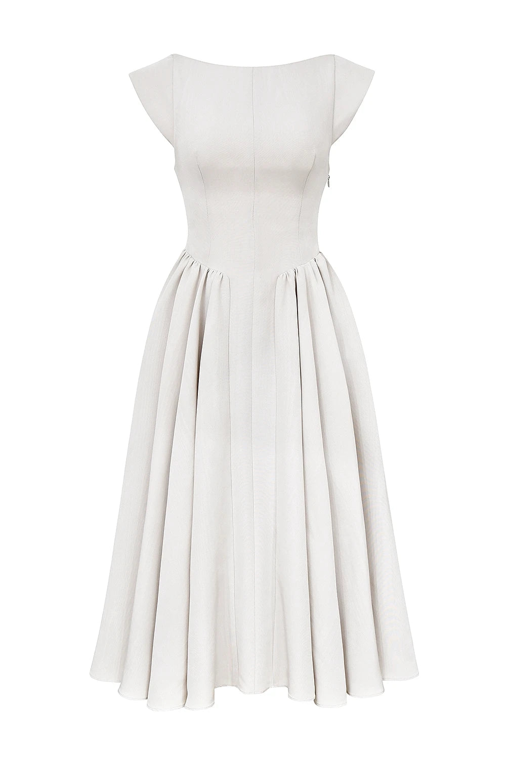 CHNMR French Elegant Solid O-neck Sleeveless Women A-line Long Dress Sexy Ruffle High Street Lady Dresses Casual Female Vestidos
