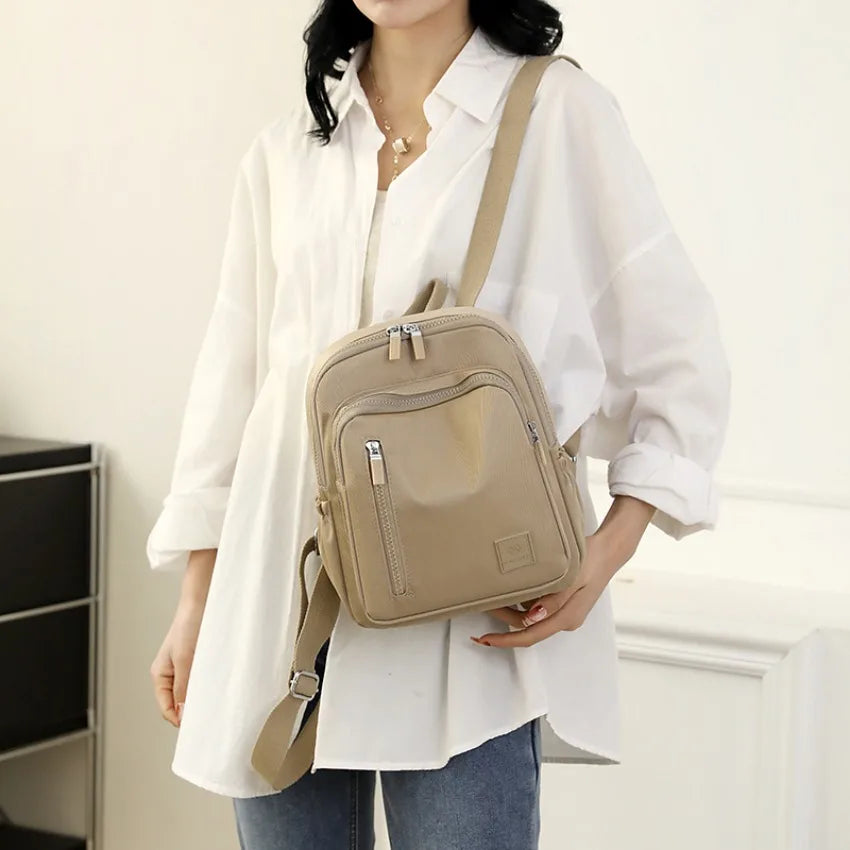 Waterproof Backpack for Women Travel One Shoulder Bag Designer Casual Backpack Lightweight Small Soft Anti Theft Sac Luxe Femme