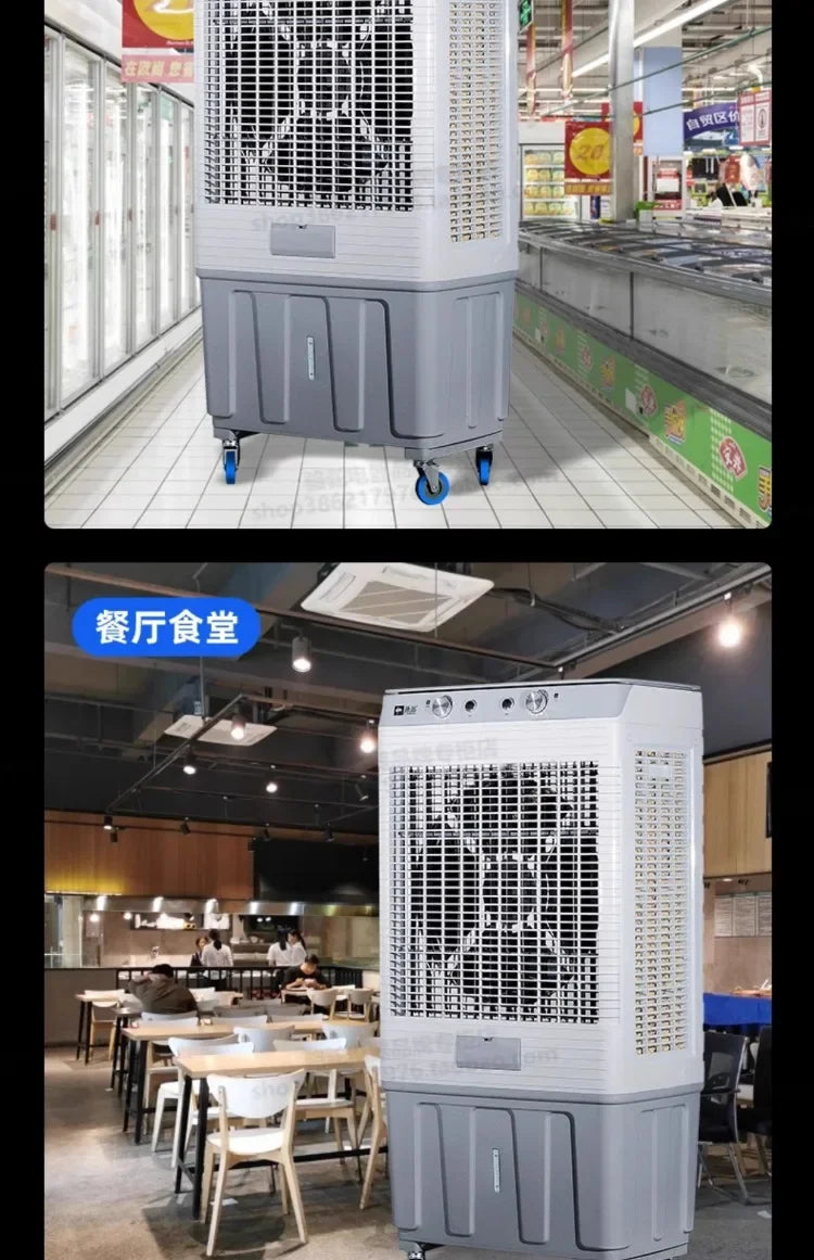 220V Portable Camel Industrial Air Cooler for Factory Workshop Commercial Use Cooling Fan with Water Curtain Air Conditioning