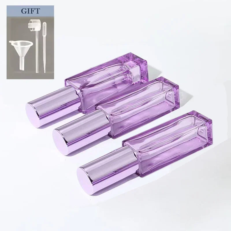 3PCS 10ml 20ml Perfume Spray Bottle Empty Glass Atomizer Travel Cosmetic Bottl Sample Vials Refillable Drop Shipping Wholesale