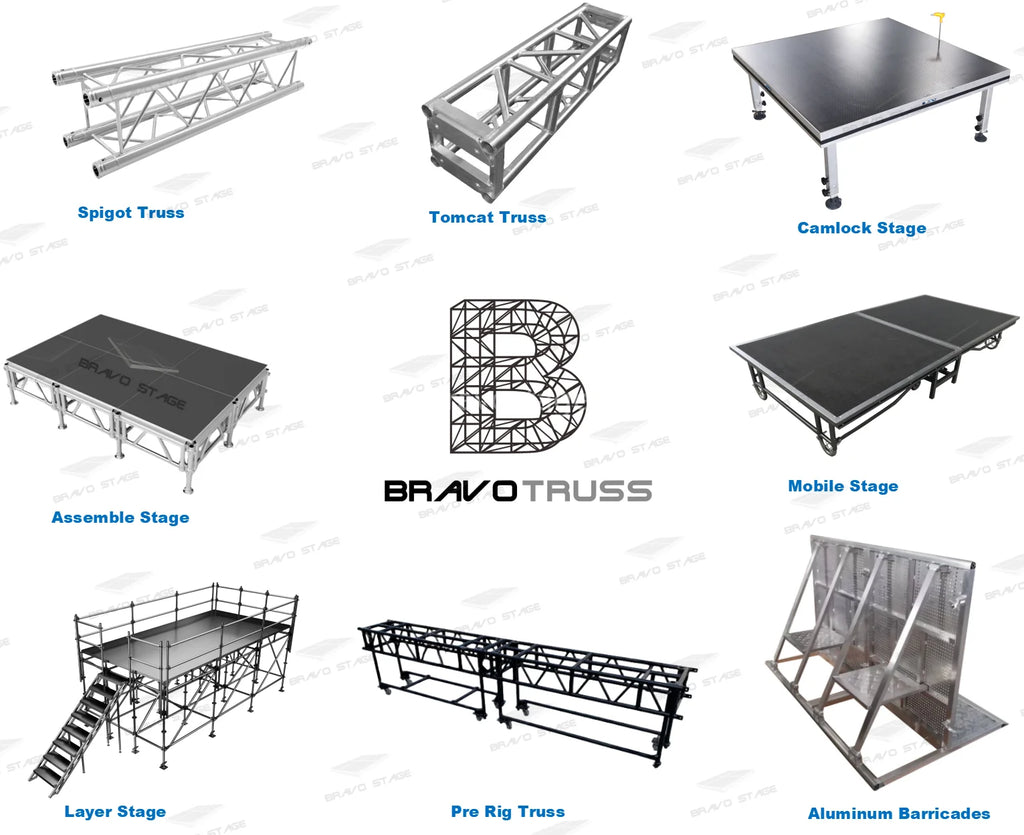 Performance Global Aluminum Truss Structure Spigot Truss Dj Stage Lighting Truss