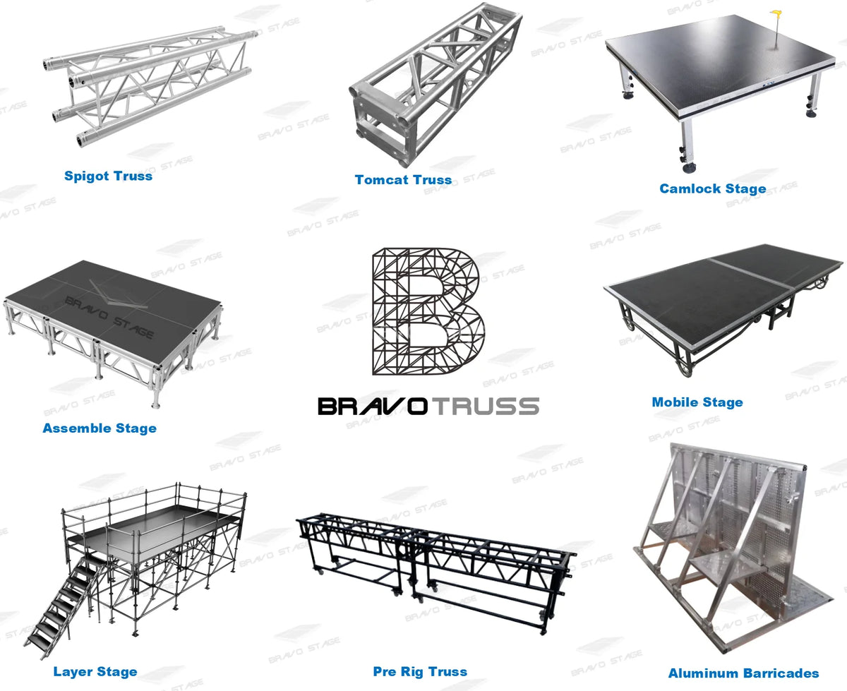 Performance Global Aluminum Truss Structure Spigot Truss Dj Stage Lighting Truss
