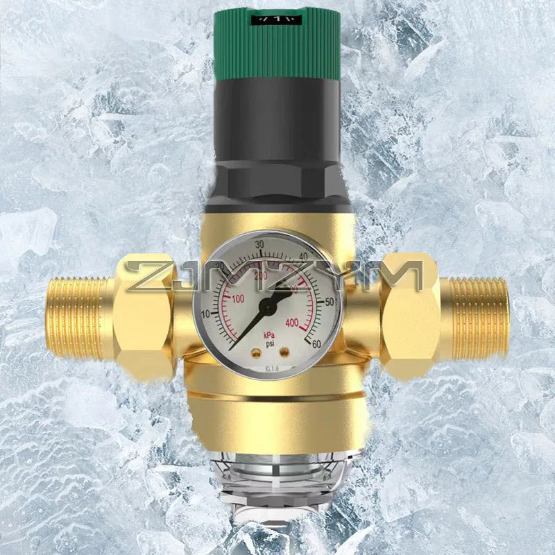 Adjustable Pressure Reducing Valve With Gauge Pressure Regulator Valve Pressure Regulating Valve For Water 감압밸브/регулятор давлен