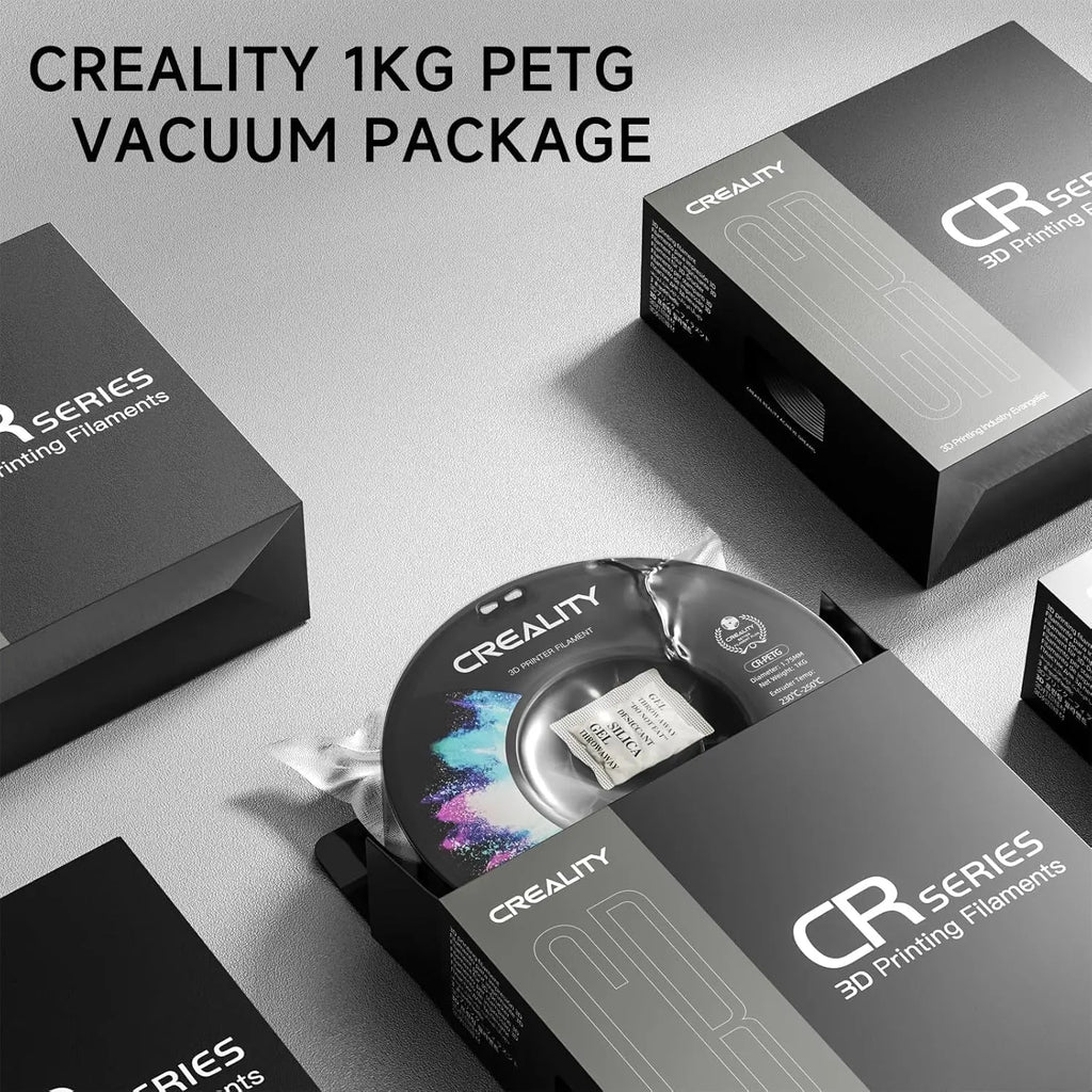 Creality CR-PETG Filament 1.75 mm Excellent Toughness Odourless Non-Toxic Moisture Resistant 1KG Filament for 3D Printer