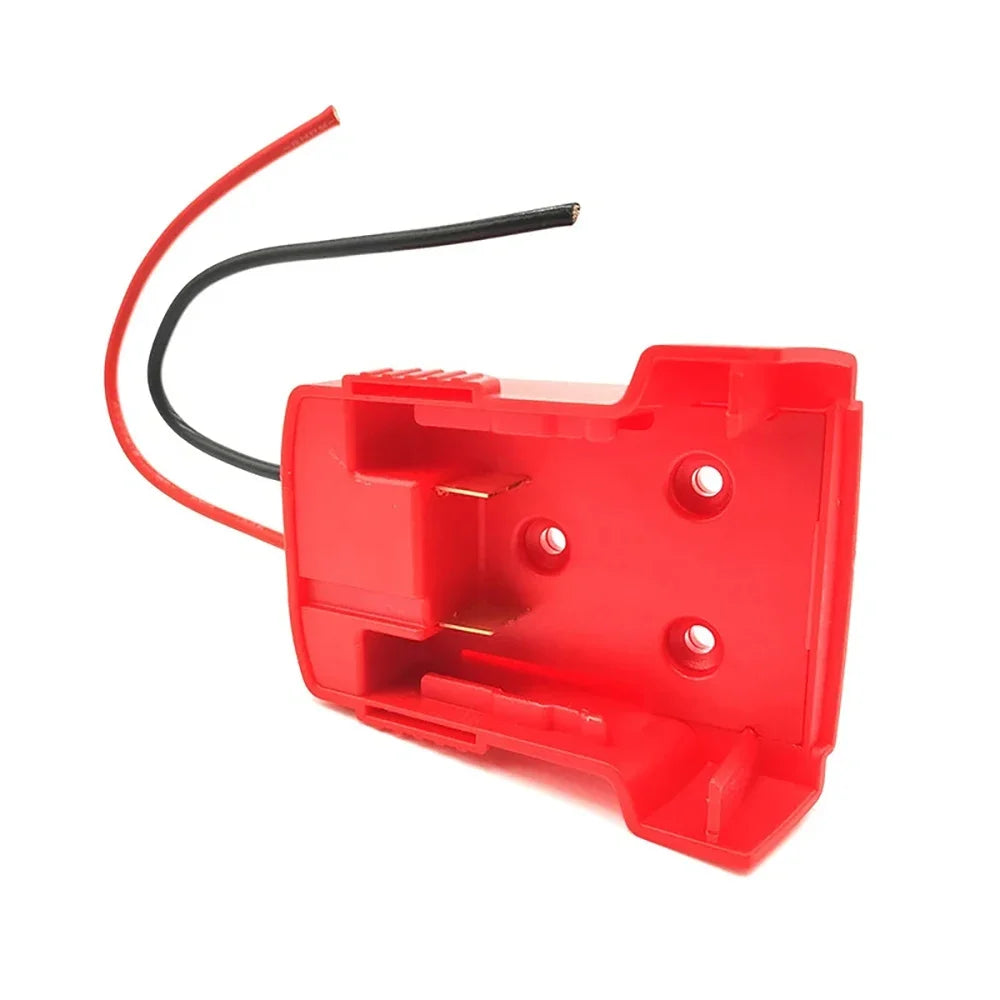 Lithium Battery Adapter Connector for Milwaukee for M18 18V Li-ion Battery DIY Power Supply Wheel Adapter Dock Holder 48-11-1815