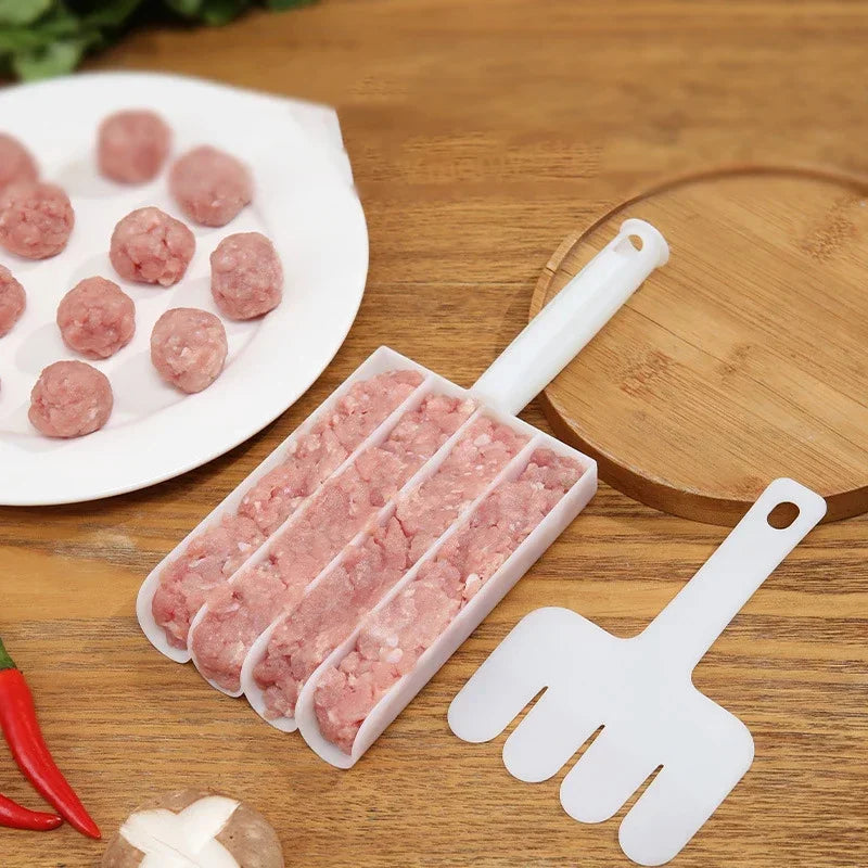 Meatball Maker Cooking Homemade Tool Mold Round Fish Beaf Rice Ball Making Device Barbecue Hot Pot Bean Curd Kitchen Gadgets