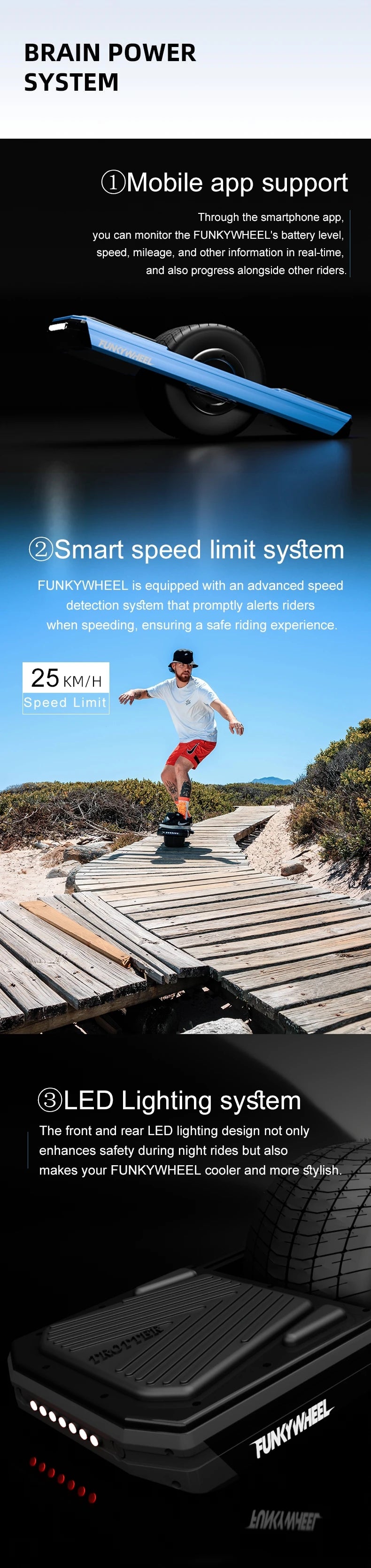 Manufacturer Configuration One Wheel Electric Scooter All Terrain Pro Model One Wheel Electric Skateboard